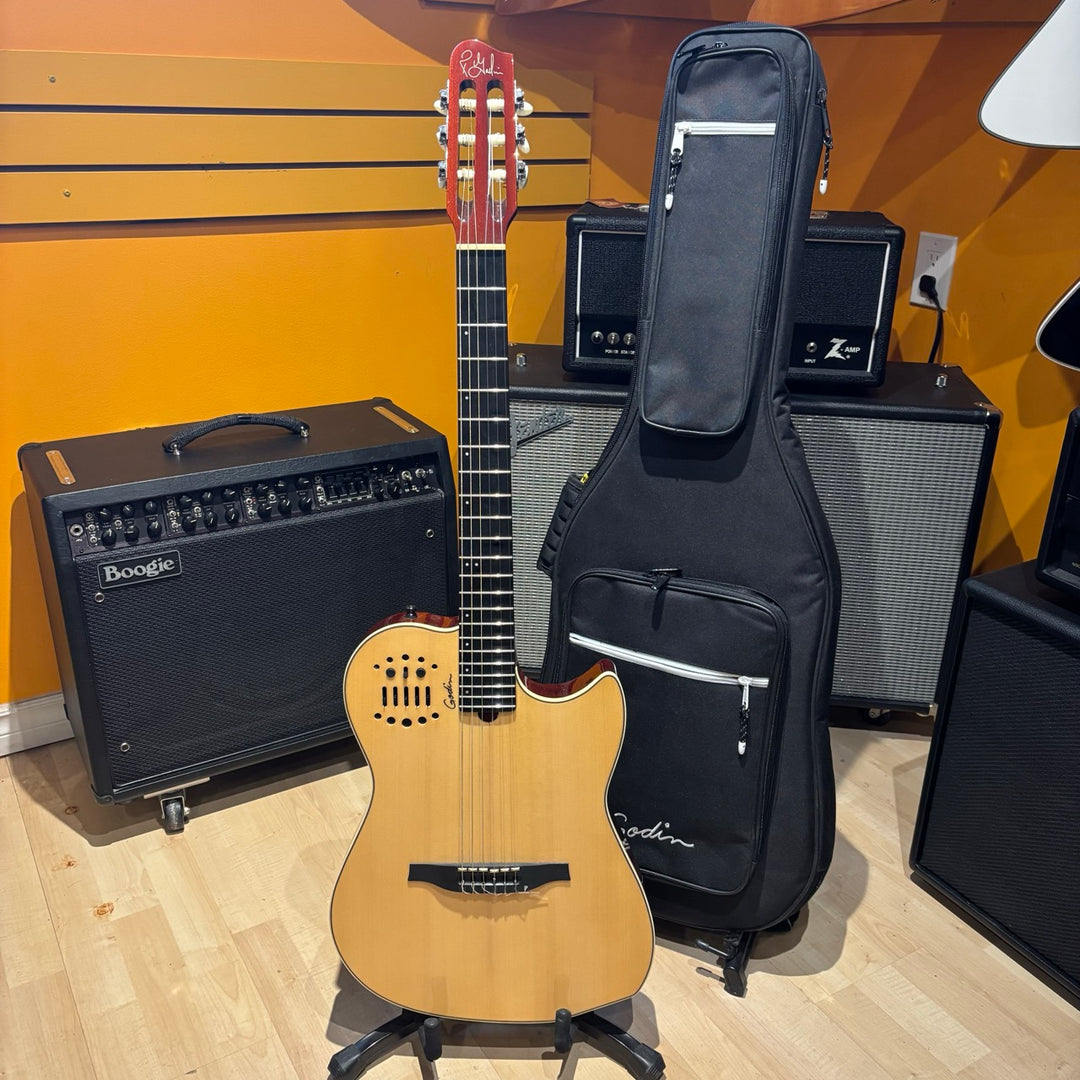 Godin - Multiac Nylon SA-AC Electric Nylon String w/ DLX Godin Bag (Natural 2018)  - USED