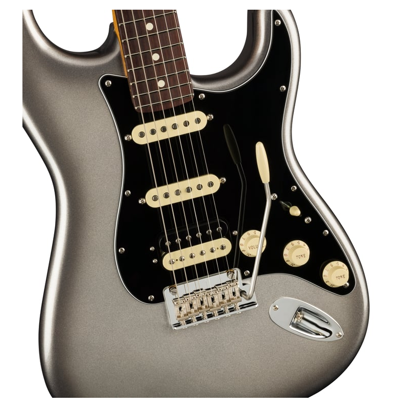 Fender American Professional II Stratocaster HSS Rosewood Fingerboard (Mercury) Electric Guitar
