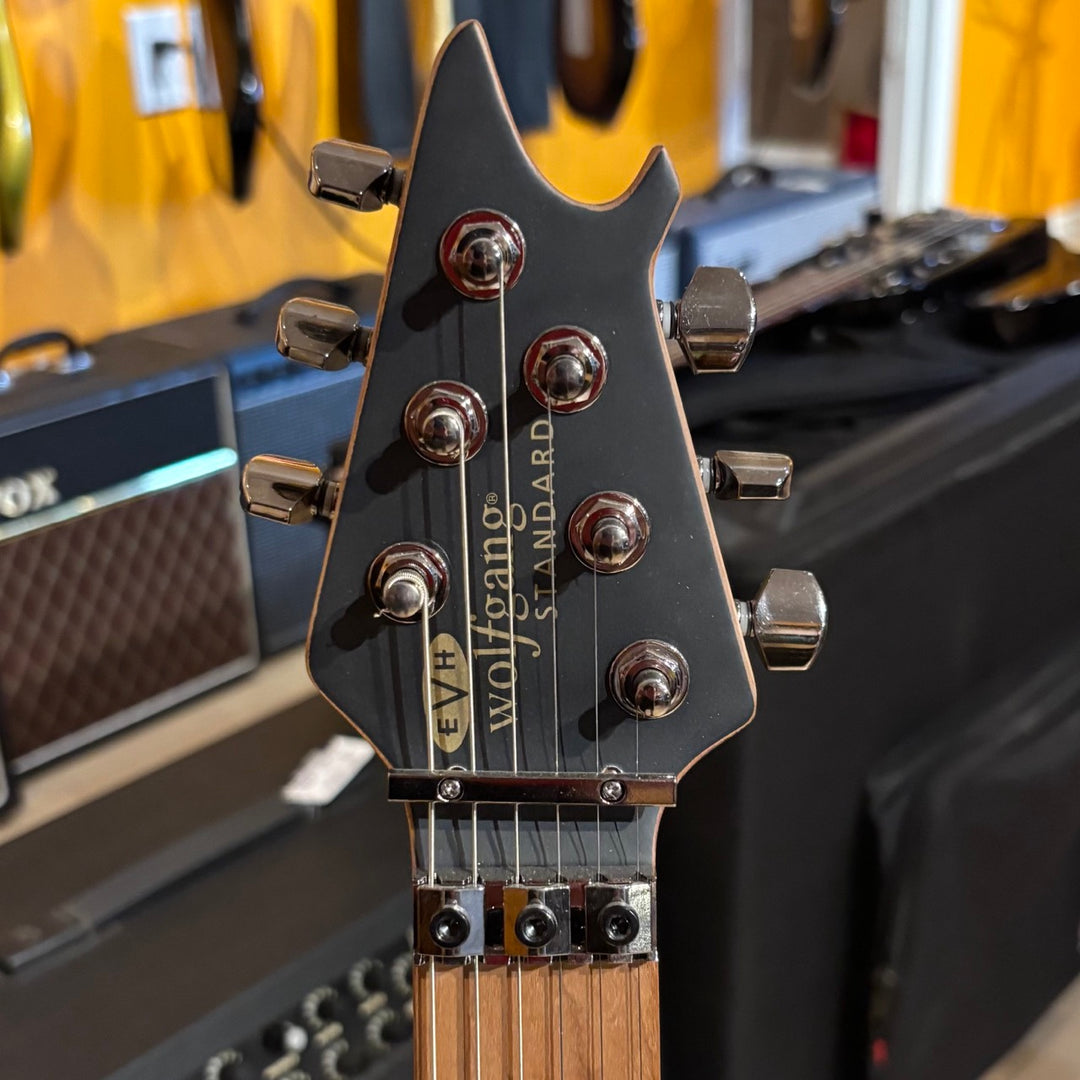 EVH Wolfgang Standard Exotic, Baked Maple Fingerboard Electric Guitar - Black Walnut