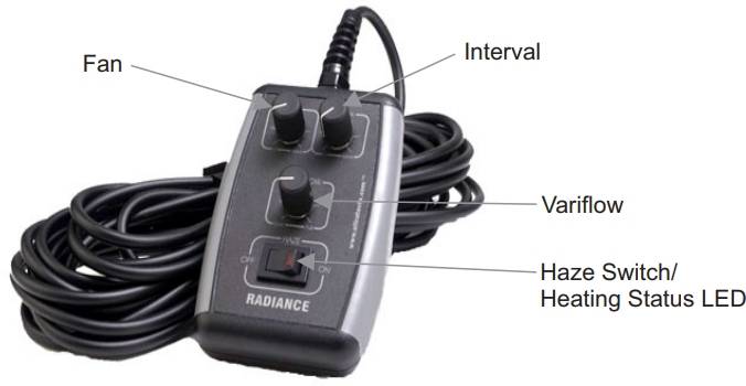 Ultratec CLF-2465 Radiance Hazer Remote
