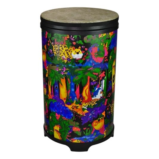 Remo KD-2514-01 Kids Percussion, Tubano, 14" Diameter, 24.5" Height, Fliptop Drumhead, Rain Forest Finish