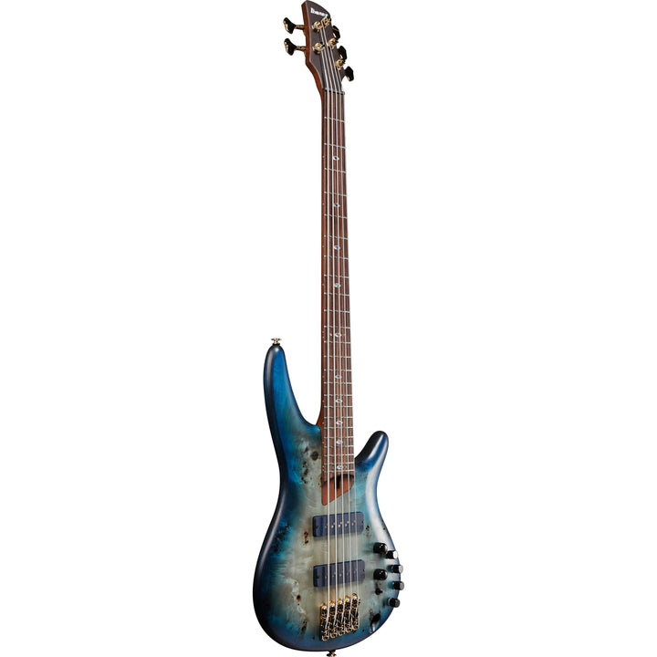 Ibanez SR Prestige 5 String Bass (Ghost Fleet Blue Burst) SR6605GFB