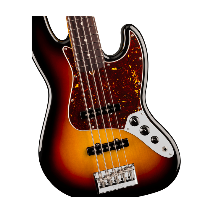 Fender American Professional Jazz Bass V Rosewood Fingerboard 5-String Electric Bass (3-Color Sunburst)