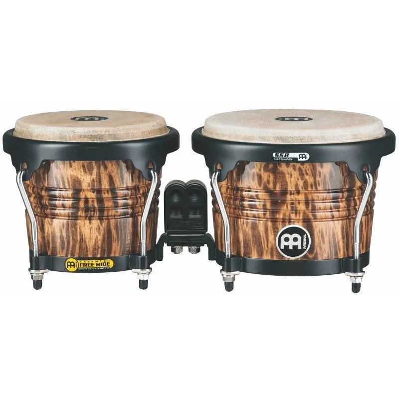 Meinl Free Ride Designer Series Wood Bongos - Leopard Burl