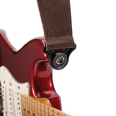 D'Addario 25BAL02 2.5 Comfort Lth Auto Lock Brn
