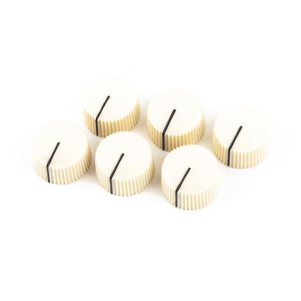 Fender Pure Vintage Radio Amplifier Knobs - Cream - Cream