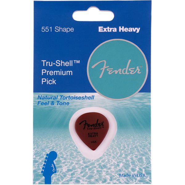 Fender Tru-Shell Picks - 551 Shape - Tru-Shell