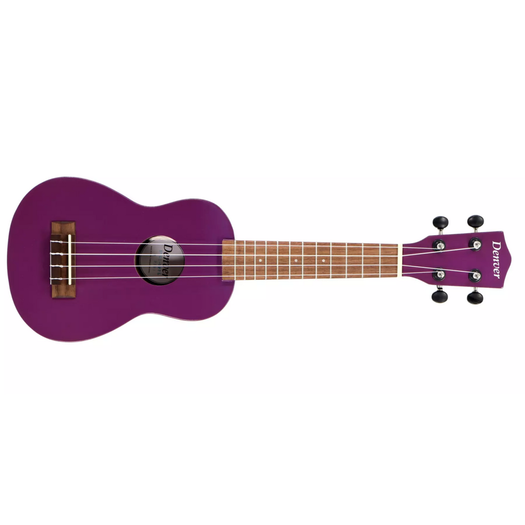 Denver DUKE-SPPL Soprano Ukulele - Sparkle Purple