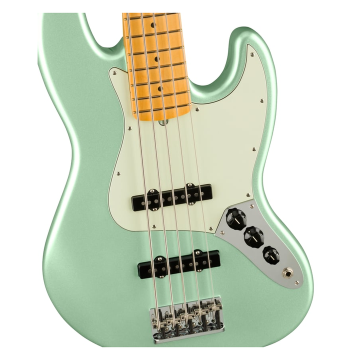 Fender American Professional II Jazz Bass V (Mystic Surf Green) Electric Bass Guitar