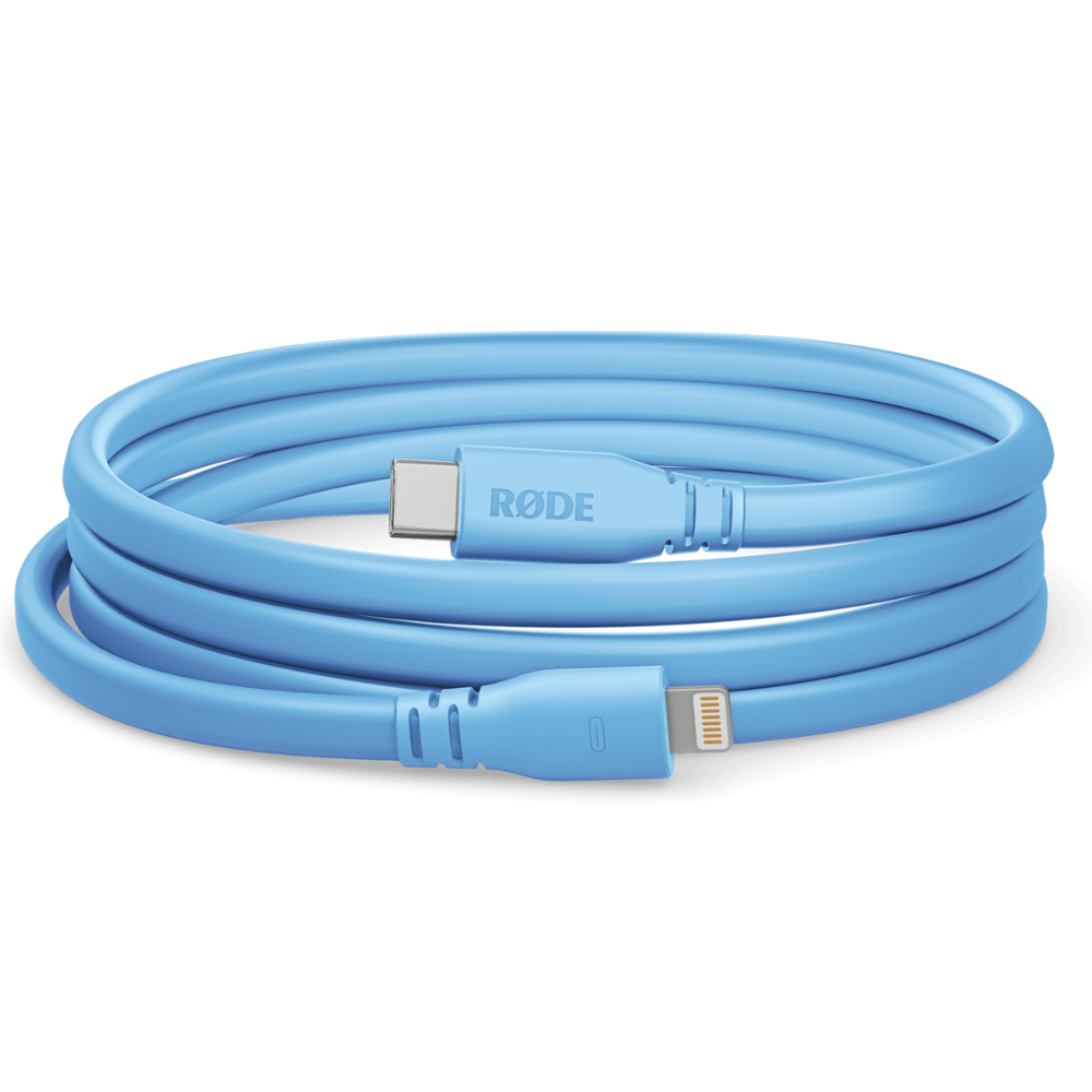 Rode Microphones SC19-B High-quality, 1.5m-long USB-C to Lightning cable - Blue
