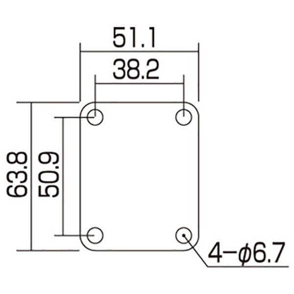Allparts AP-0600 Standard Neckplate Nickel