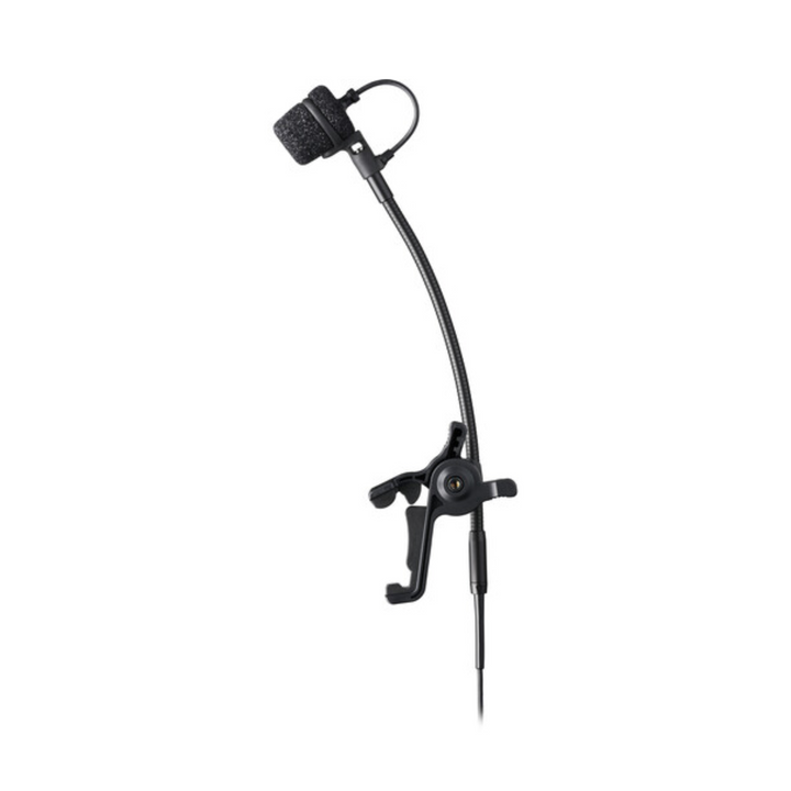 Audio-Technica ATM355VF Clip-On Cardioid Condenser Instrument Microphone with Power Module for Wireless & Wired (cW-Style & XLR Connectors)