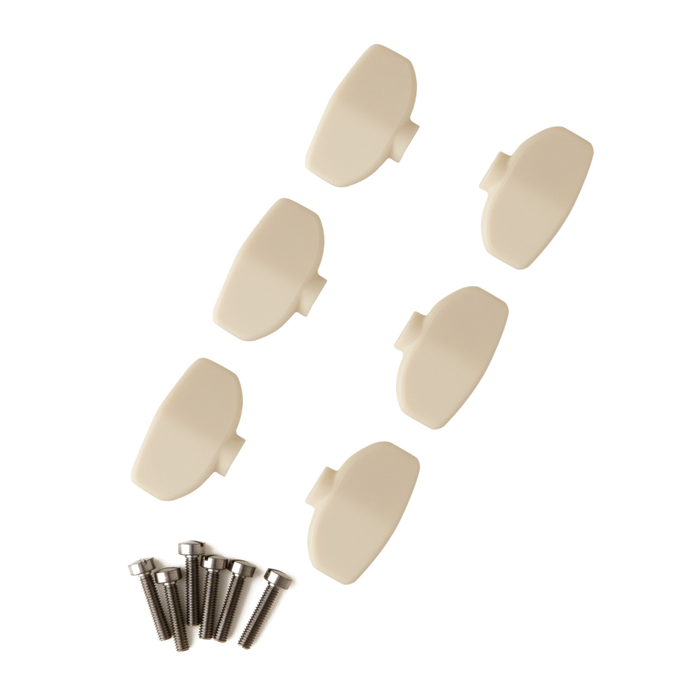 PRS Phase III Wing Tuner Buttons, Ivory,Set of 6