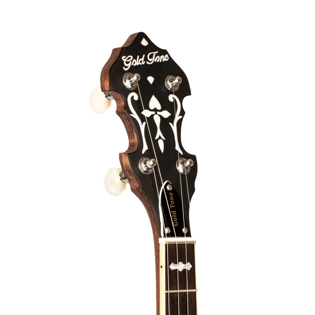 Gold Tone Gt Orange Blossom Banjo with Case