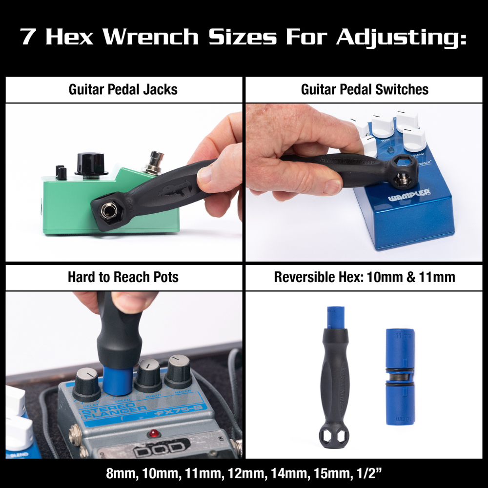 MusicNomad MN286 Pedal Care Kit for Guitar & Bass – 12 pc/Kit