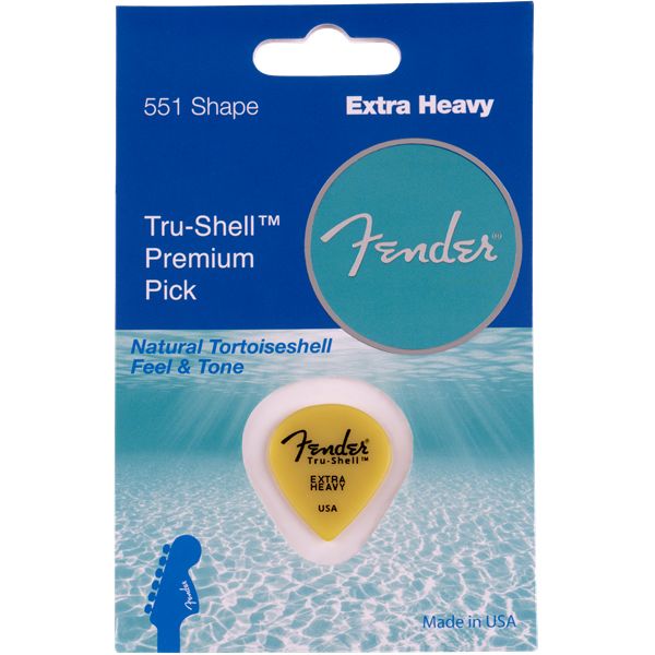 Fender Tru-Shell Picks - 551 Shape - Tru-Shell