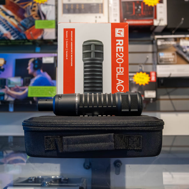 Electro-Voice RE20 Cardioid Variable-D Dynamic Microphone - Black (Demo)