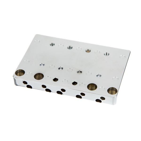 Fender HiMass 5-String Bass Wide Bridge Assembly With Zinc Saddles - Chrome