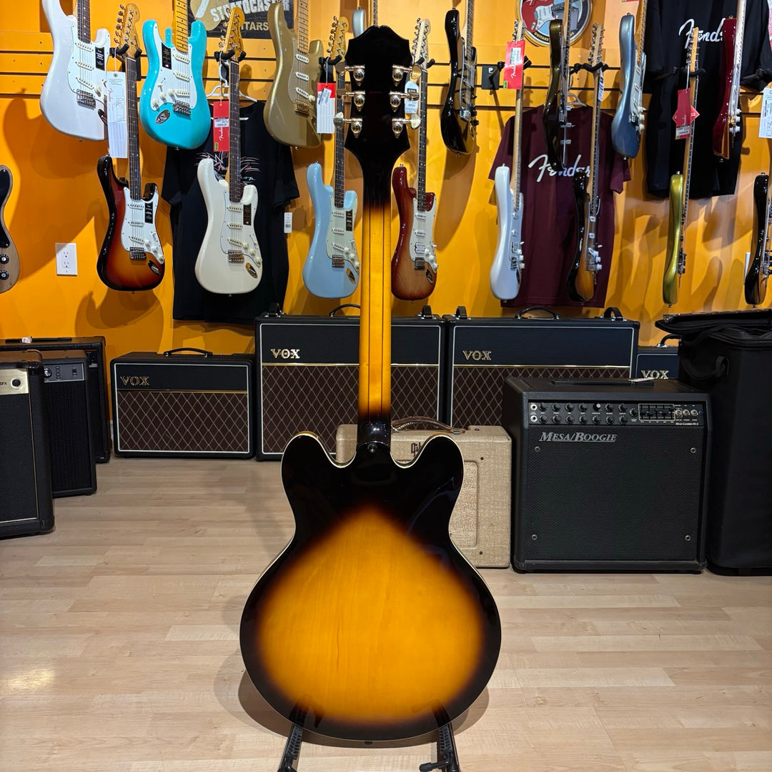 Epiphone - Sheraton II VS Left Handed - Vintage Sunburst  (No Case Or Bag - 2008)  - USED