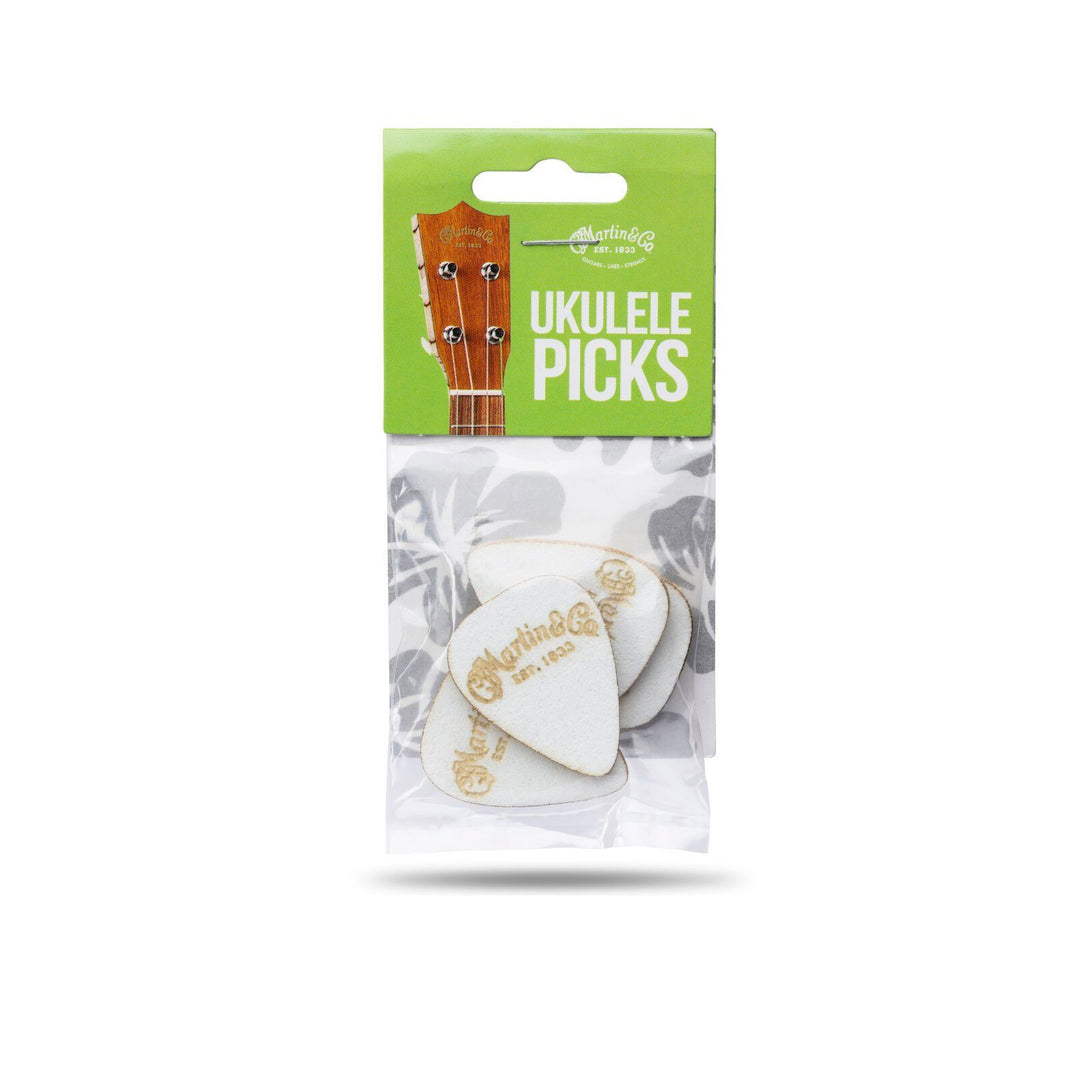 Martin 18A0102 White 2.5mm – Pick 4-Pack Ukulele Picks