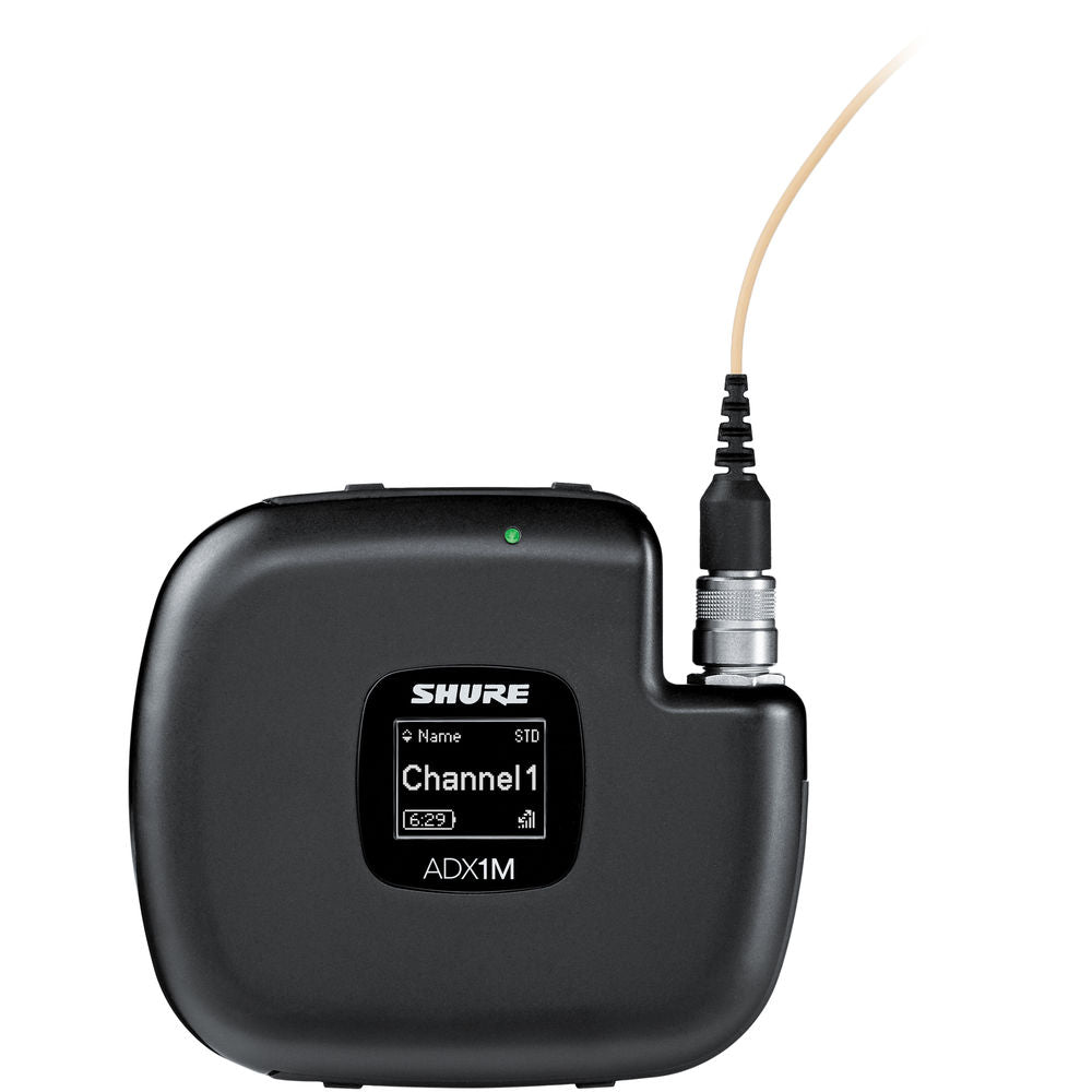 Shure ADX1M-G57 Digital Micro Bodypack Wireless Transmitter 470 to 608 MHz