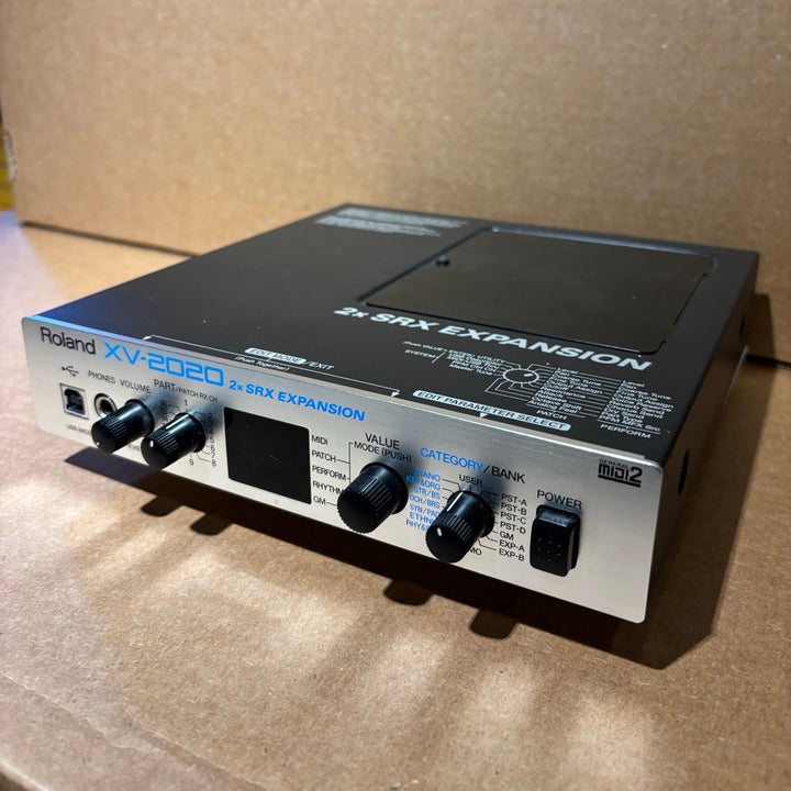 Roland - VX2020 2x SRS Expansion 64 Voice Synth Module 1/2 Rack w/ Power Supply (2002) - USED