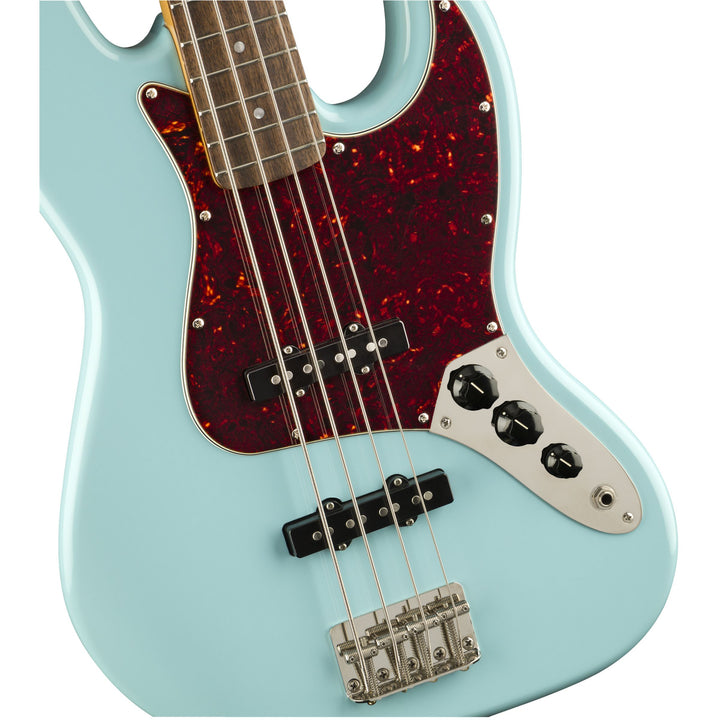 Squier Classic Vibe '60s Jazz Bass Laurel Fingerboard Electric Bass Guitar - Daphne Blue