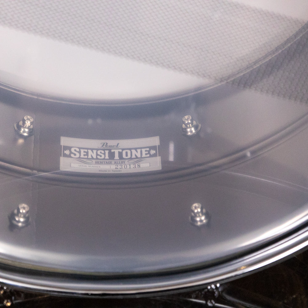 Pearl STH1465BR SensiTone 14”x6.5” Heritage Alloy Snare Drum - Black Nickel-over-Brass