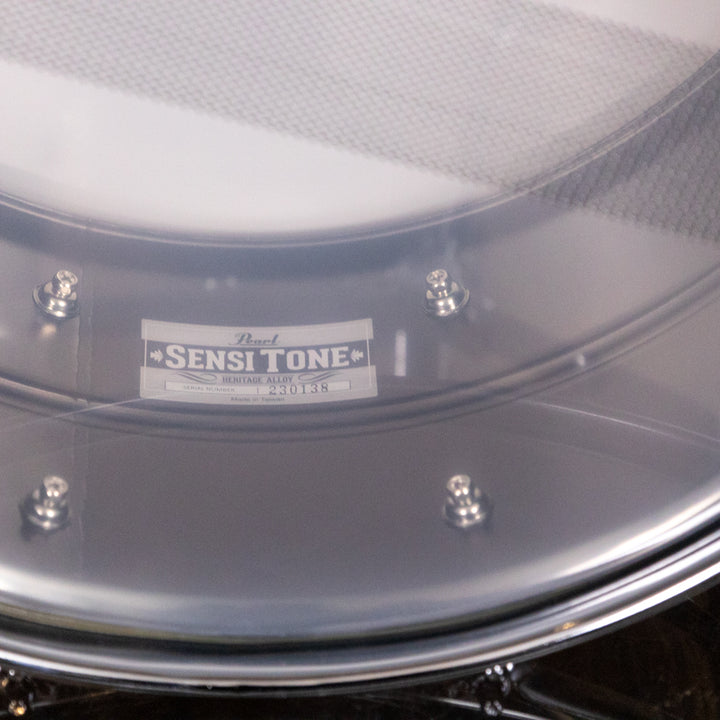 Pearl STH1465BR SensiTone 14”x6.5” Heritage Alloy Snare Drum - Black Nickel-over-Brass