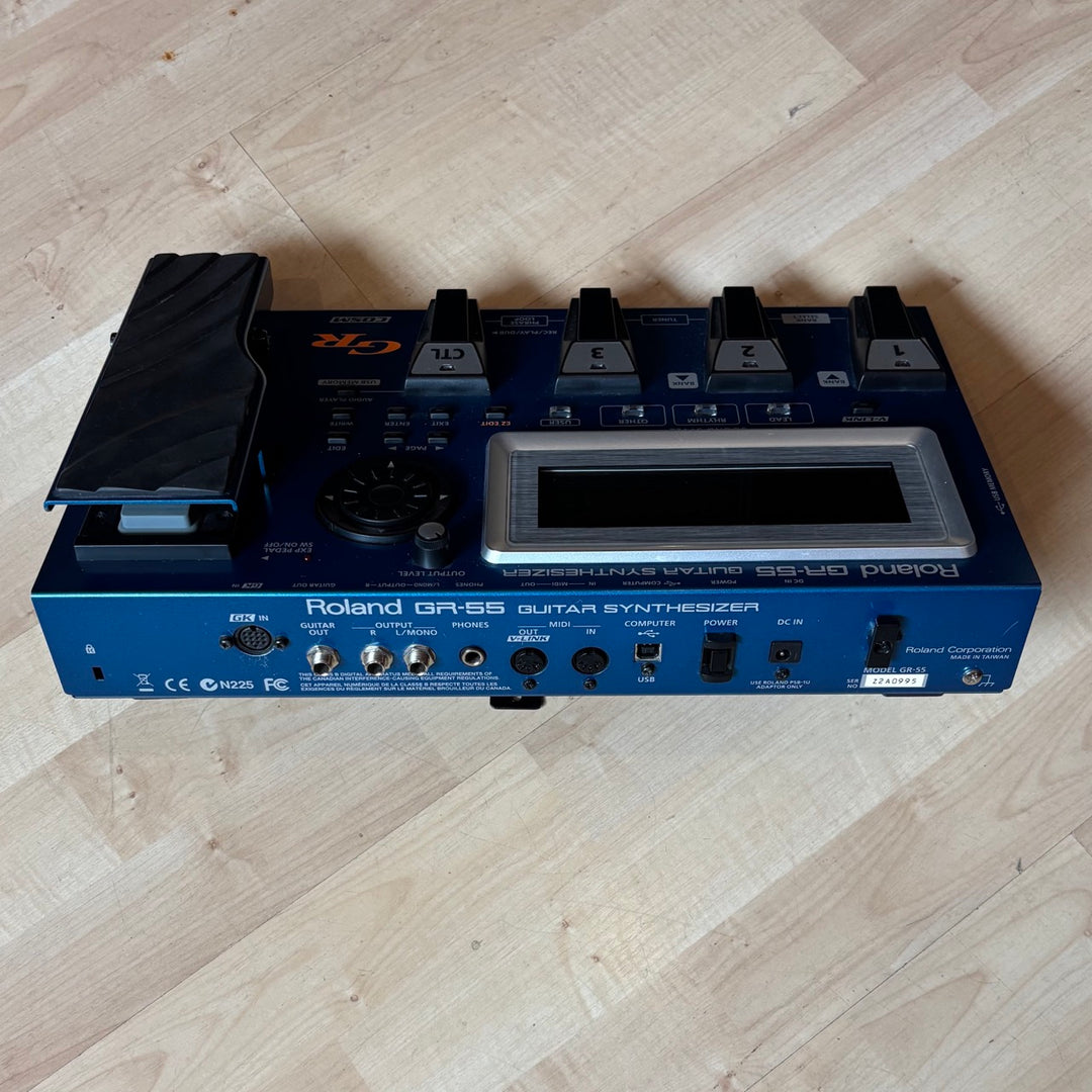 Roland Package - GR55GK Guitar Synthesizer  w/ Roland PSB-1U PWR Sup + Roland GK-3 Synth Pickup  (2011) - USED