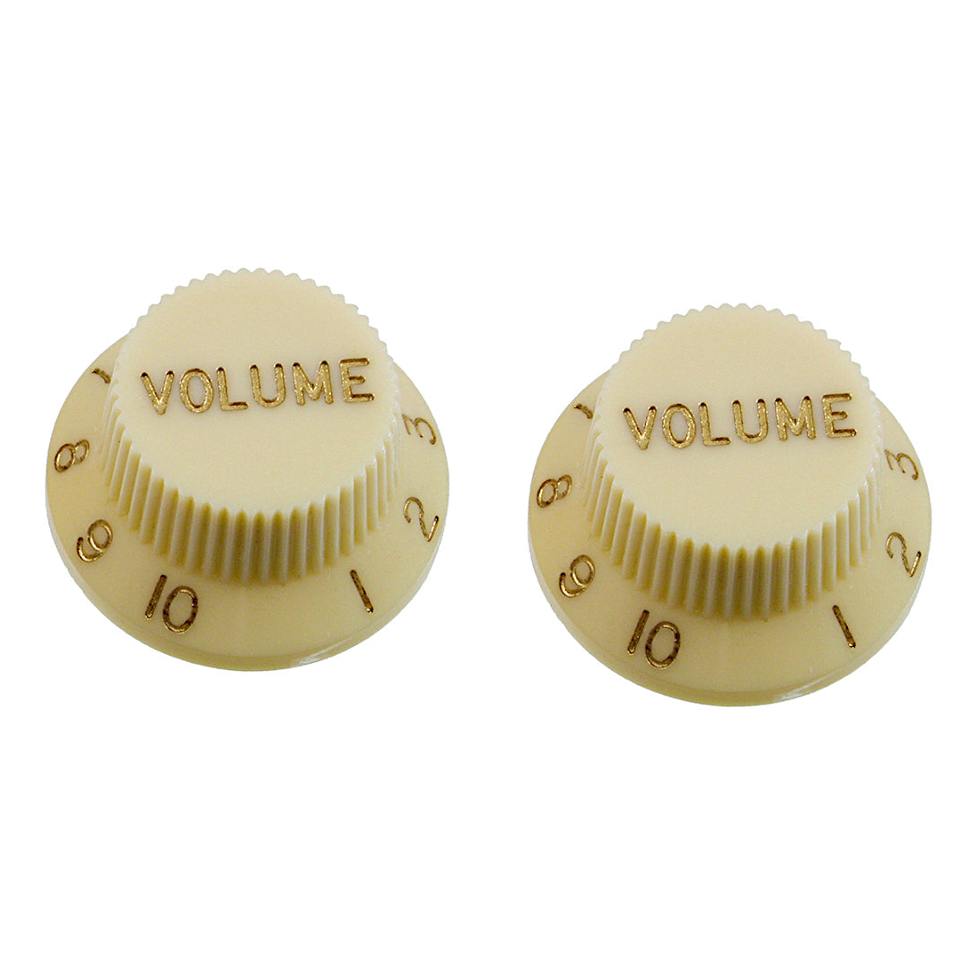 Allparts PK-0154-B50 Parchment Volume Knobs - 50 Piece Bulk Pack