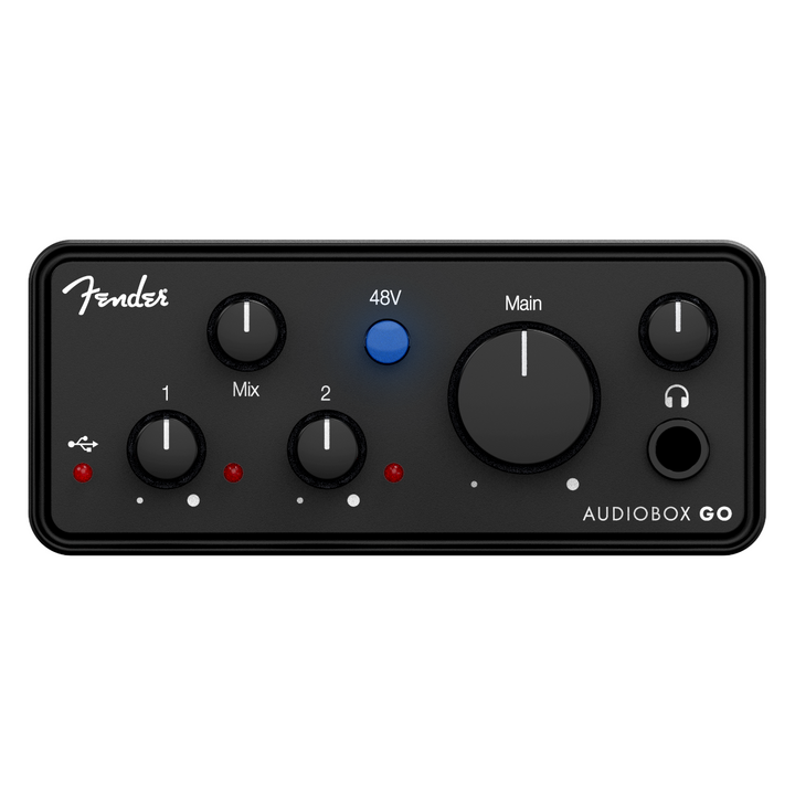 Fender AudioBox Go 2 x 2, 24-bit / 96 kHz USB-C Audio Interface