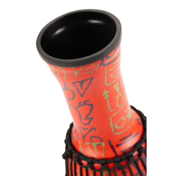 Meinl Percussion 8" Rope Tuned Travel Series Djembe Hand Selected Goatskin Head (Patented) Pharaoh's Script