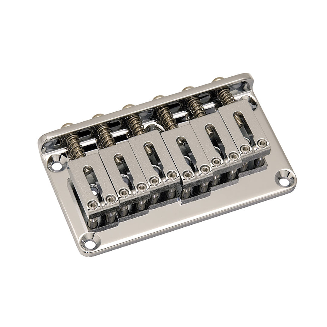 Allparts SB-5115 Gotoh Non-Tremolo Bridge with Steel Saddles Nickel