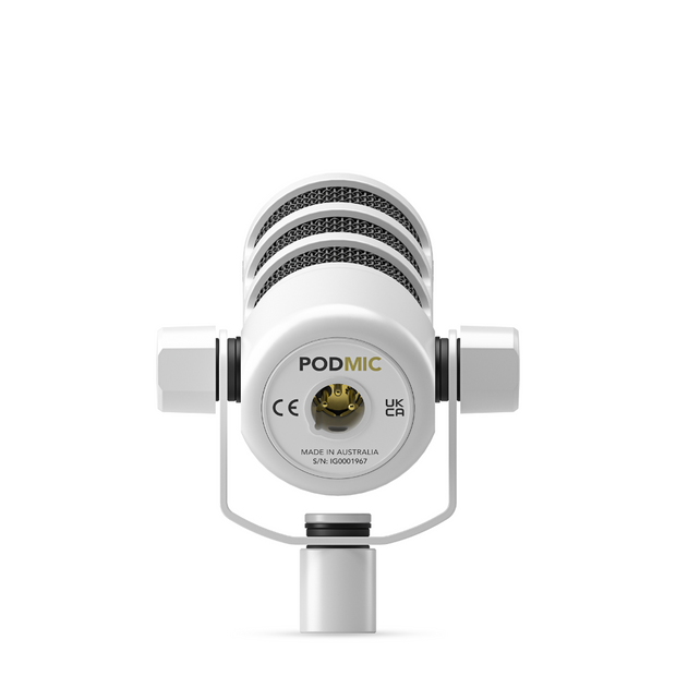 Rode PodMic Dynamic Podcasting Microphone - White