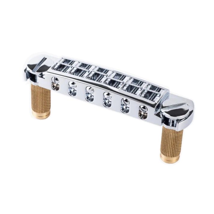 TonePros Wraparound Bridge with Metric Locking Studs - Chrome