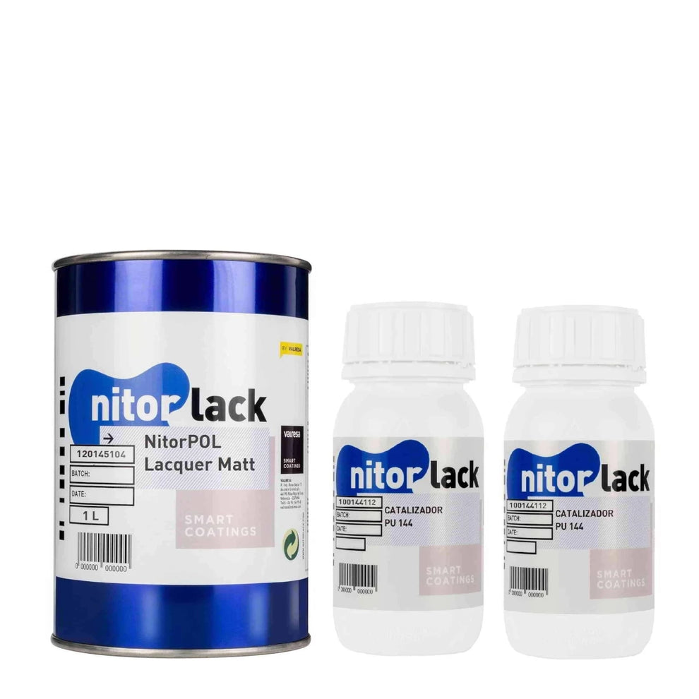 Allparts LT-9672-000 Nitorlack Clear Matte Polyurethane 1L Can (includes catalyst)