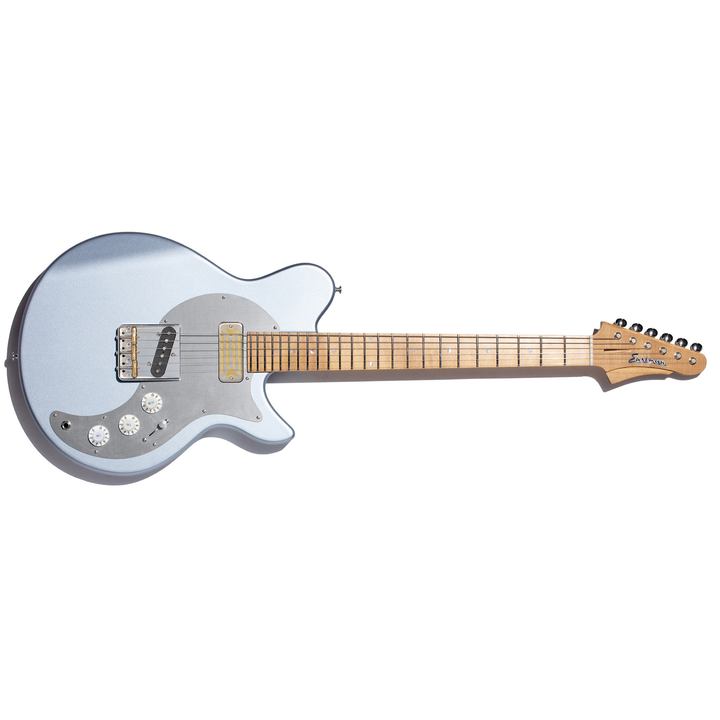 Eastman FT-SC'52-IBM FullerTone Series Electric Guitar (Ice Blue Metallic) w/ Deluxe Gig Bag