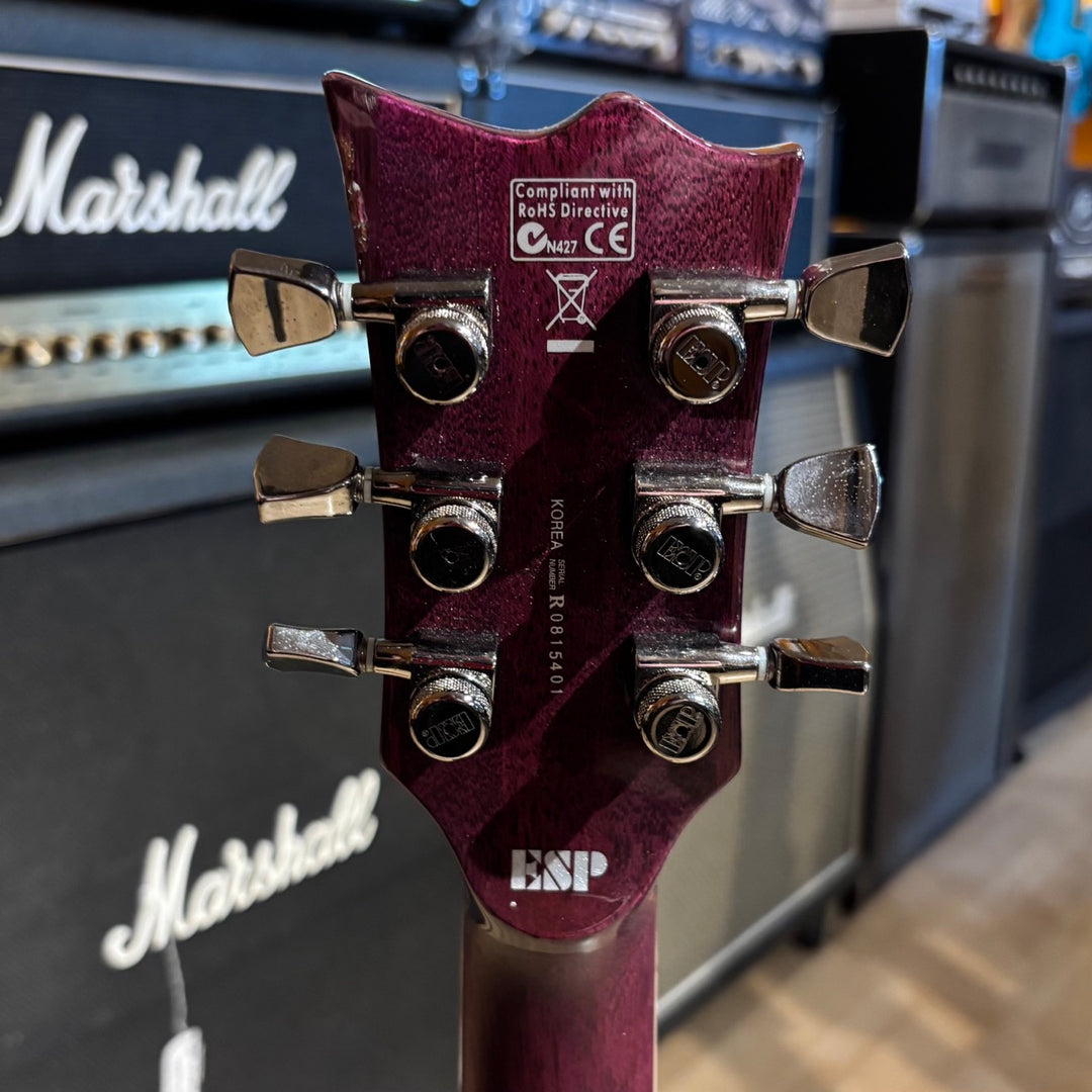 ESP LTD - EC1000 FM Trans Purple w/ EMG 60-81's & ESP Molded Hard Shell Case (2008) (Used - Consignment)