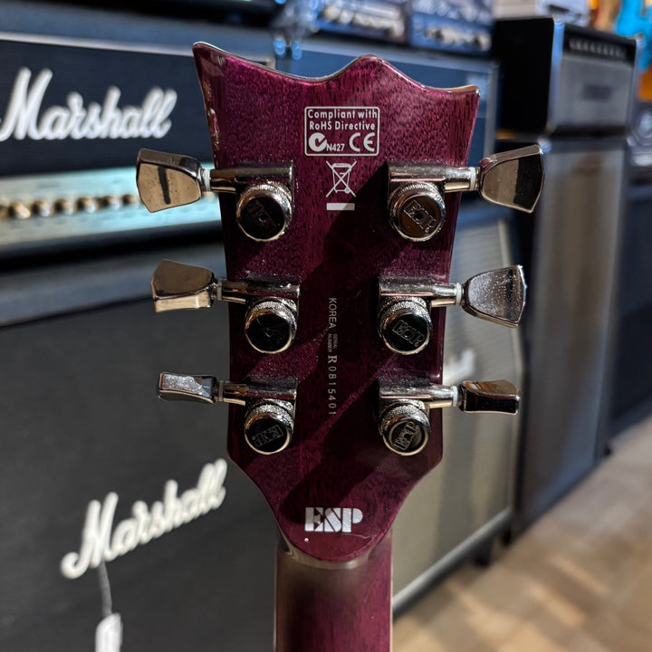 ESP LTD - EC1000 FM Trans Purple w/ EMG 60-81's & ESP Molded Hard Shell Case (2008) (Used - Consignment)