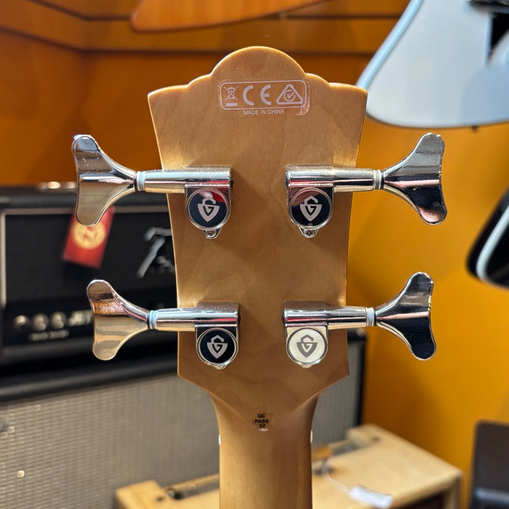 Guild - Jumbo Junior Acoustic Electric MINI Bass w/ Guild DLX Bass Bag (Natural 2022) - USED