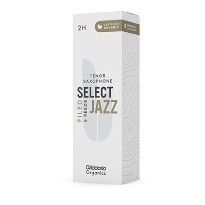 D'Addario Woodwinds ORSF05TSX2H Select Jazz, Tenor Saxophone - Filed, 2H, Box Of 5