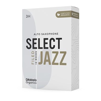 D'Addario Woodwinds ORSF10ASX3H Select Jazz, Alto Saxophone - Filed, 3H, Box Of 10