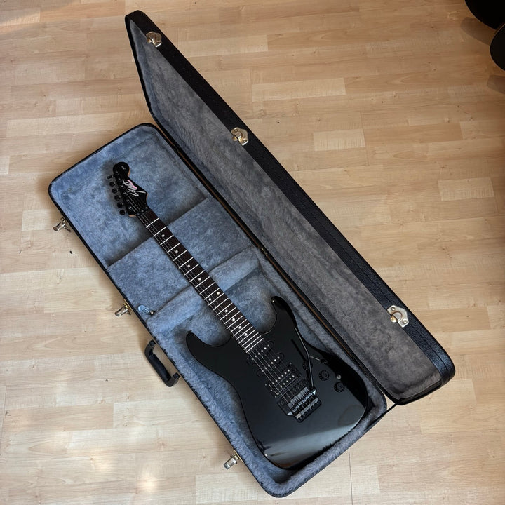 Fender - HM Strat w/ Factory Kahler Spyder Tremolo & HD Case (Vintage MIJ-1988-Black) - USED