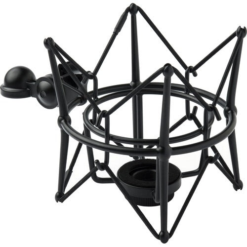 Official Universal Audio shockmount in black finish for UA Bock 167 and 187 microphones. Provides vibration isolation for clean, noise-free recording.