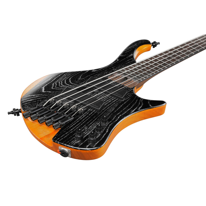 Ibanez EHB Ergonomic Headless 5-String Bass (Silver Wave Black Low Gloss) EHB1135MSSKL