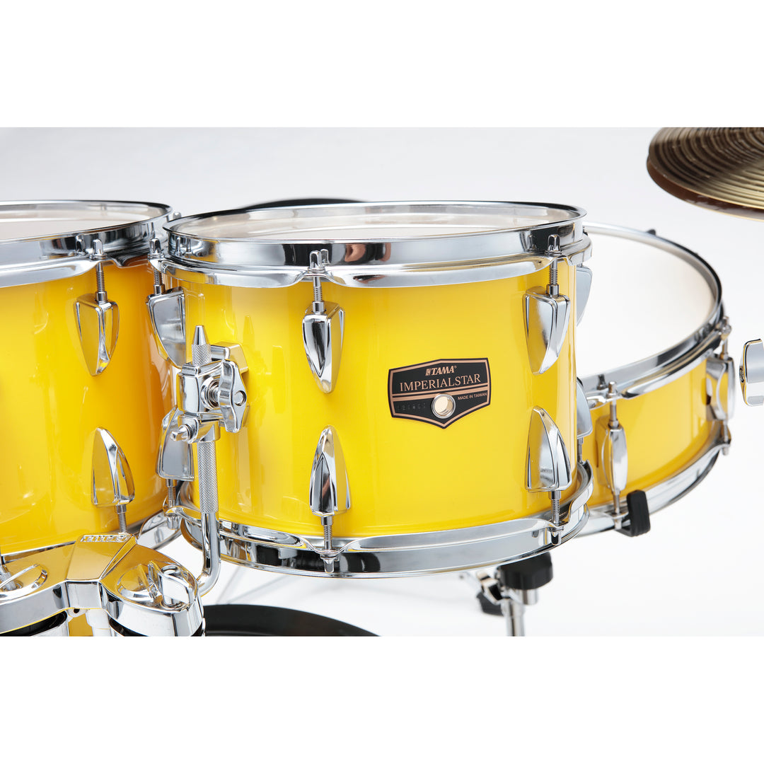 Tama Imperialstar 5-Piece Shell Pack with Hardware (18,10,12,14,SD) - Electric Yellow