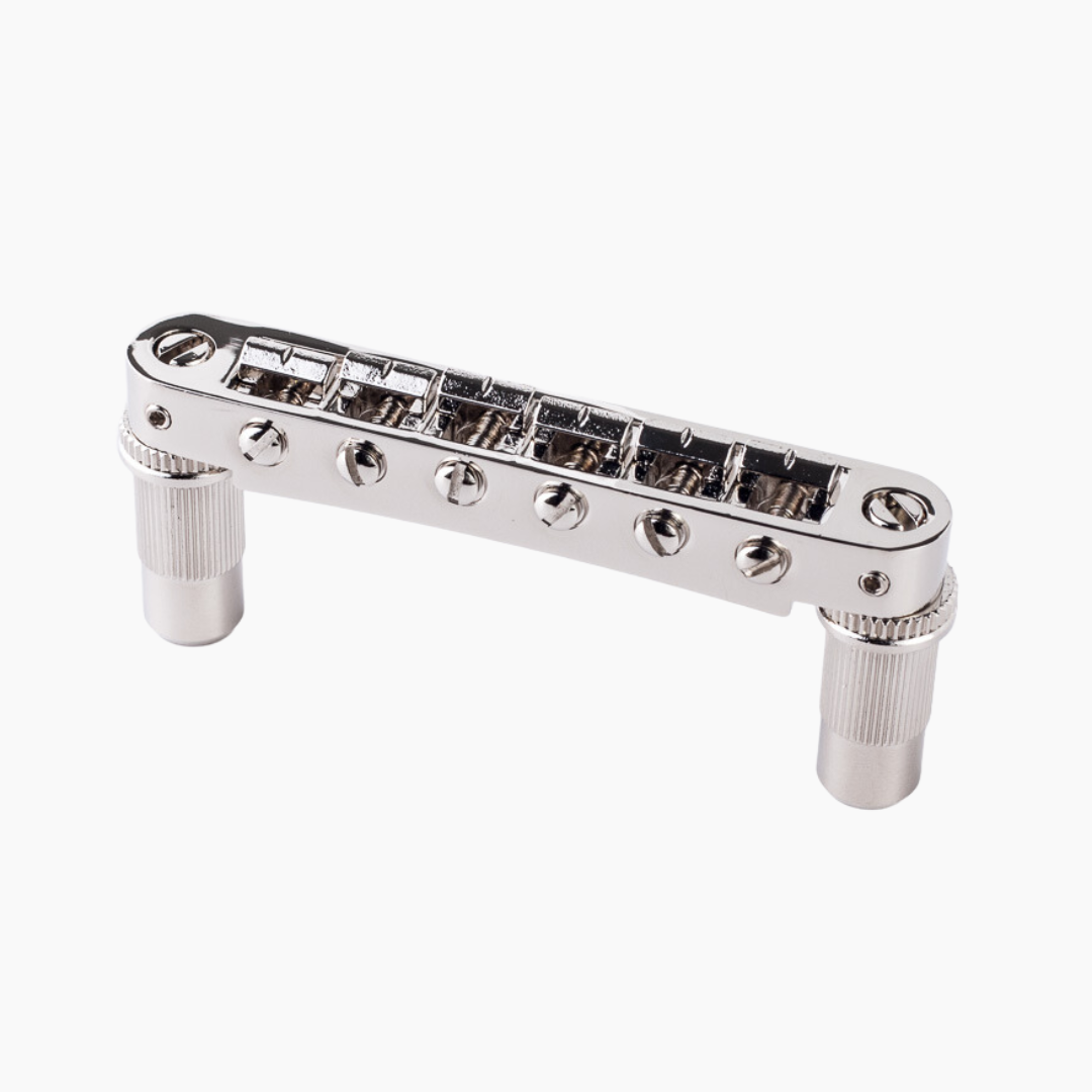 Allparts GB-0524-001 Tonepros TPFP Metric Tunematic, Large Posts, Pre-Notched Saddles, Nickel