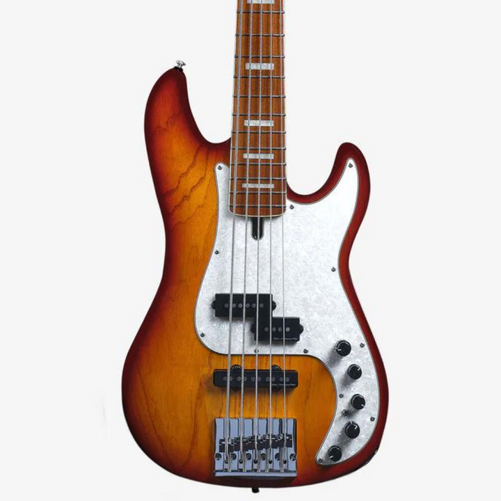 Sire P8 5-String Fretless Bass - Tobacco Burst