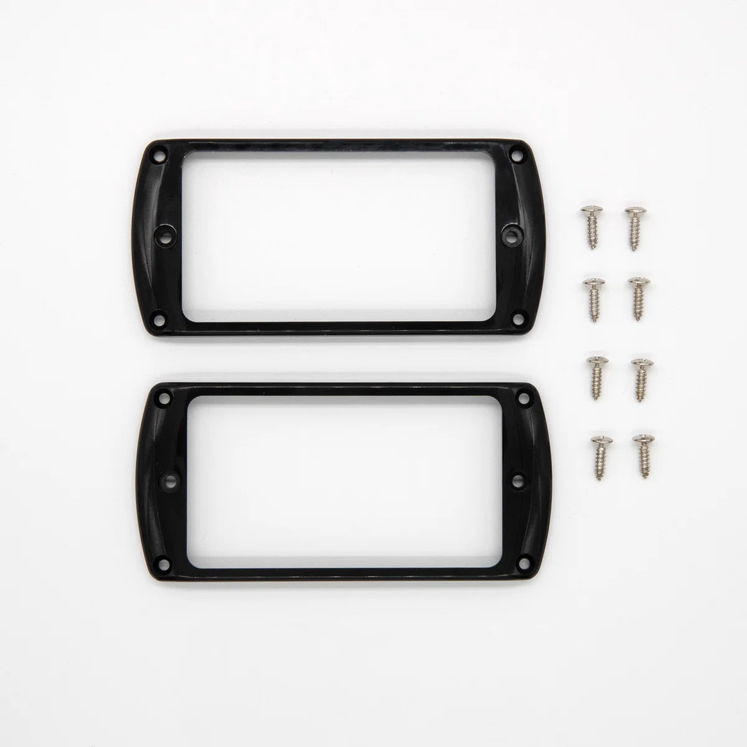 PRS SE Series Pickup Rings Set of 2 – Black for Covered Humbuckers